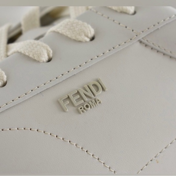 Fendi Men\'s Classic White Sneakers